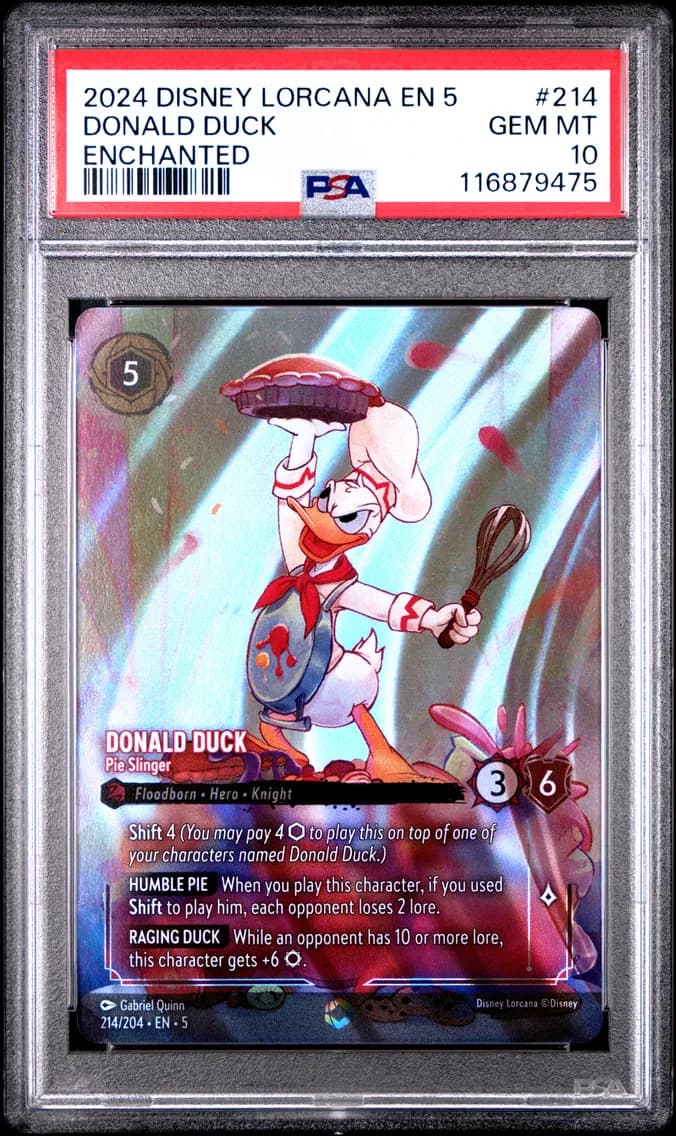 Donald Duck - Pie Slinger, PSA 10