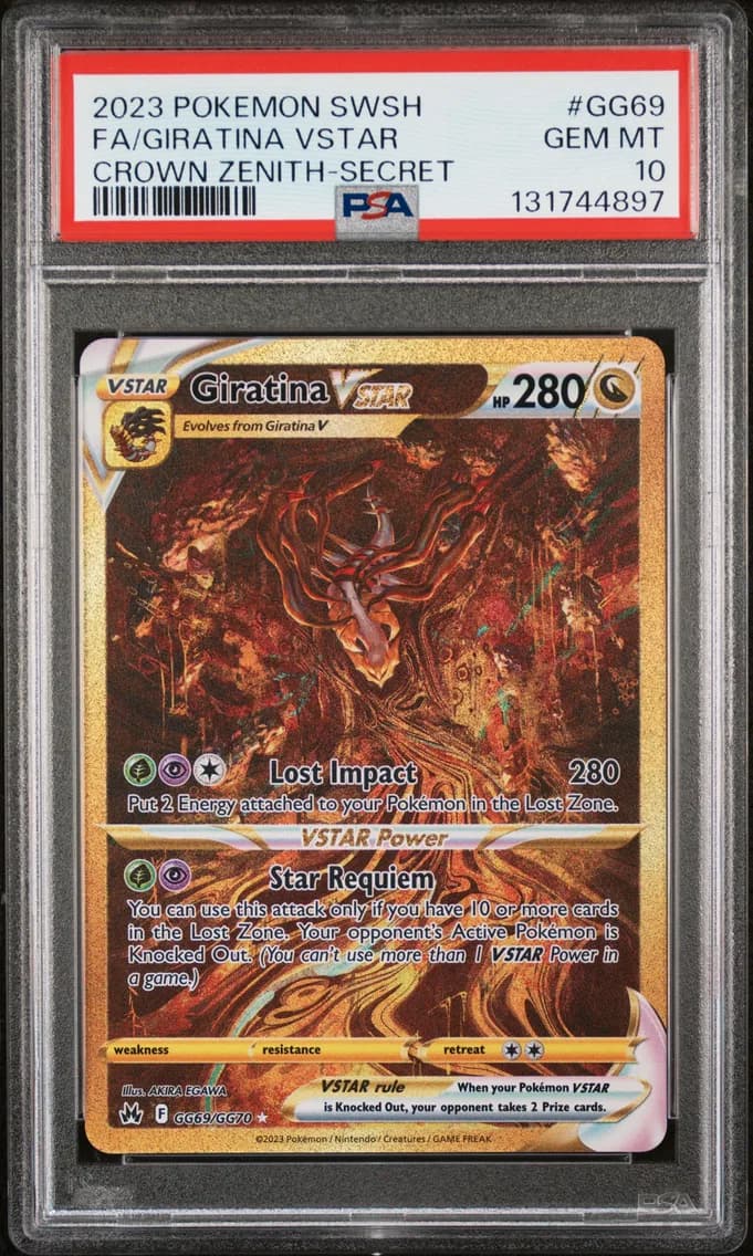Full Art/Giratina Vstar, PSA 10