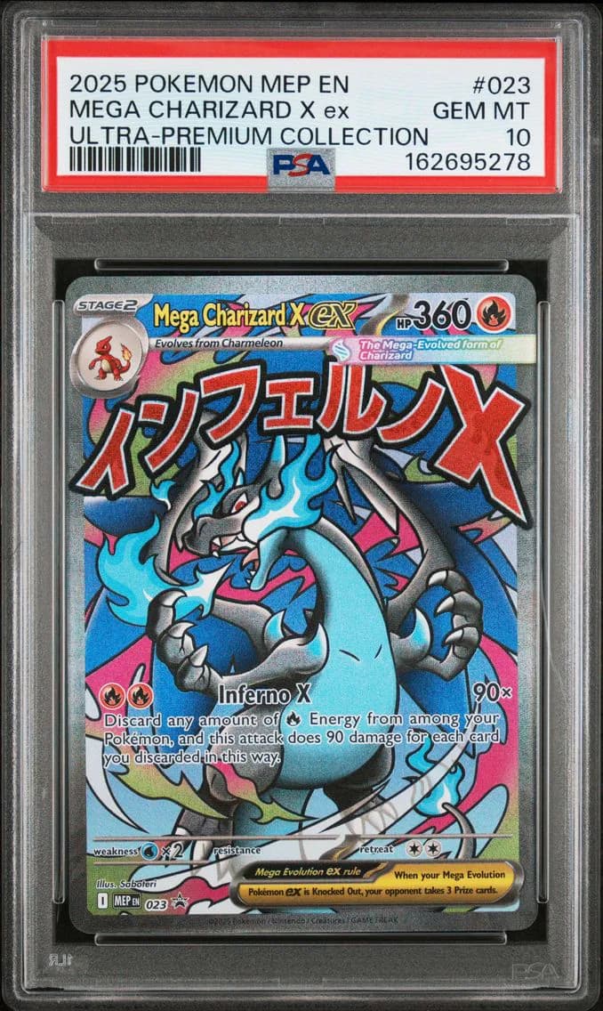 Mega Charizard X EX, PSA 10