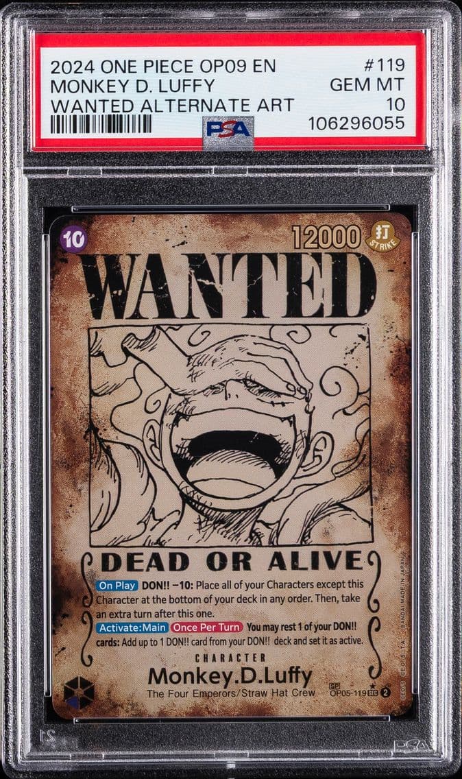 Monkey D. Luffy, PSA 10