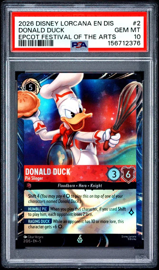 DONALD DUCK, PSA 10