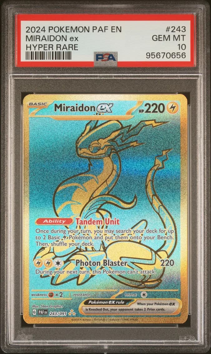 Miraidon EX, PSA 10