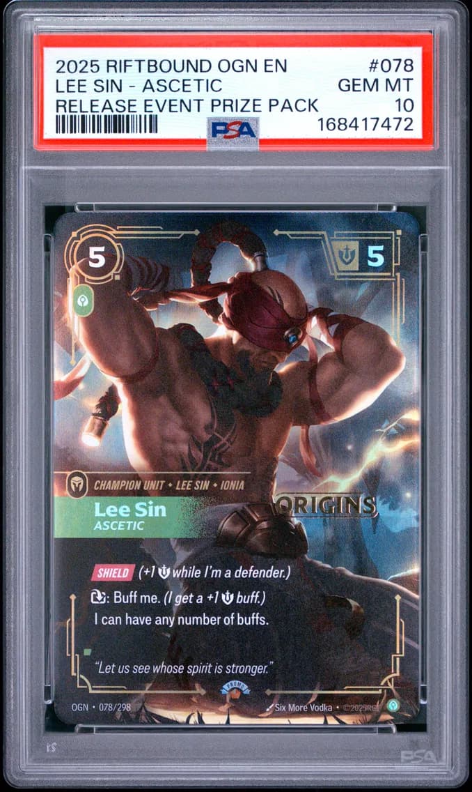 Lee Sin - Ascetic, PSA 10