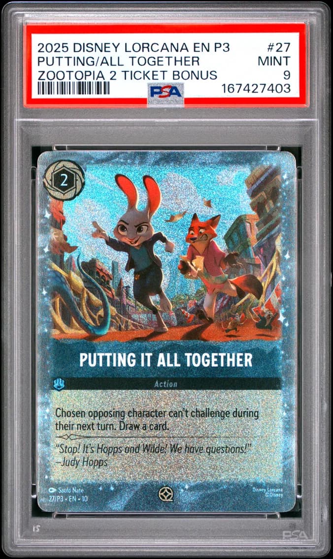 Putting It All Together, PSA 9