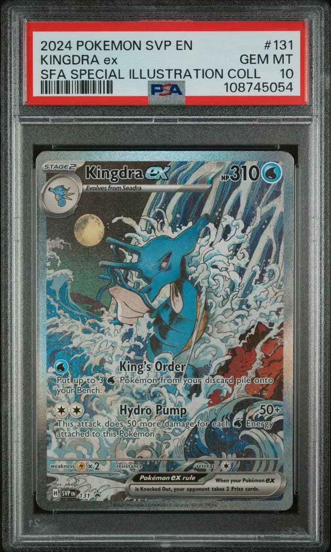 Kingdra EX, PSA 10