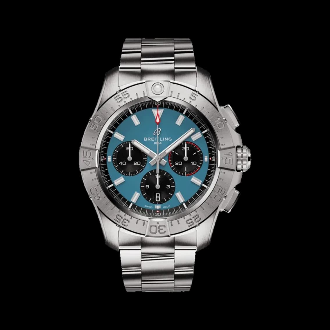 Breitling Avenger B01 Chronograph 44mm - Blue on Bracelet, TEDDY BALDASSARRE 10