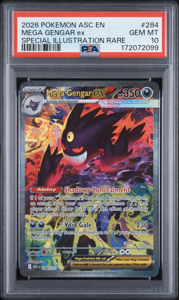 Mega Gengar EX, PSA 10