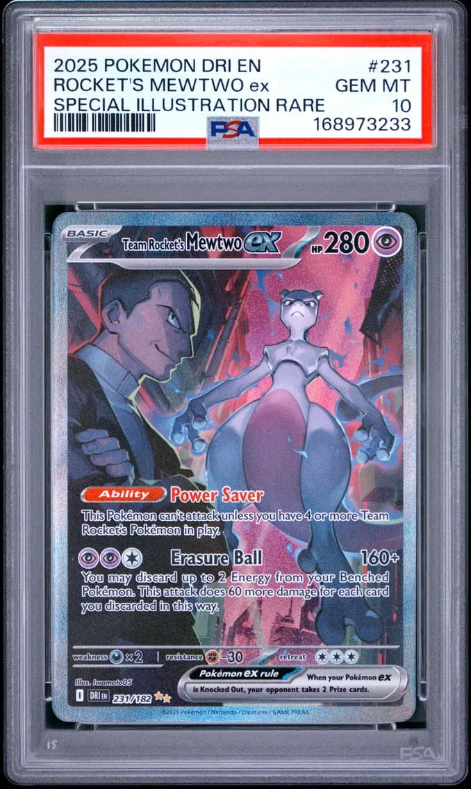 Team Rocket's Mewtwo EX, PSA 10