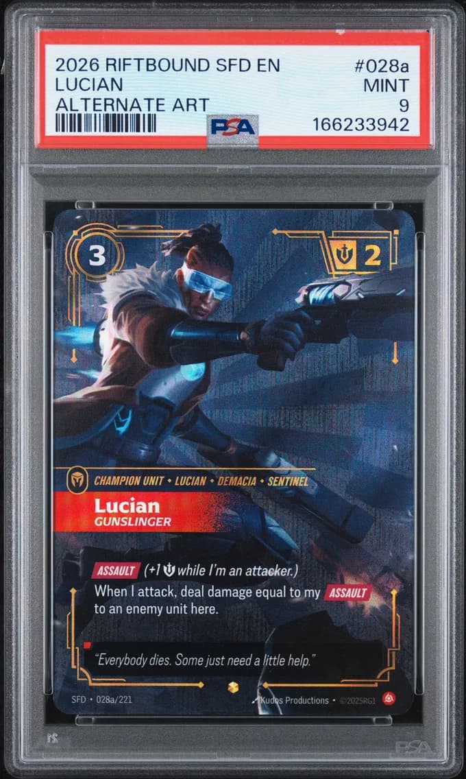 Lucian - Gunslinger, PSA 9