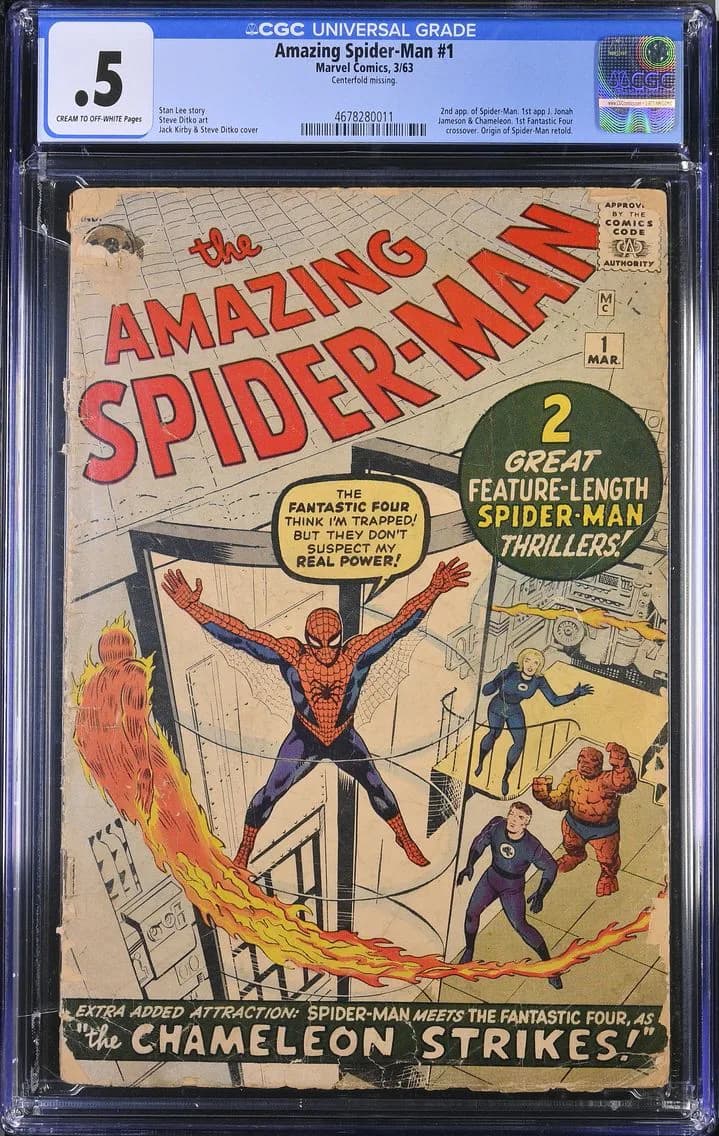 1963 Amazing Spider-Man #1, CGC 0.5
