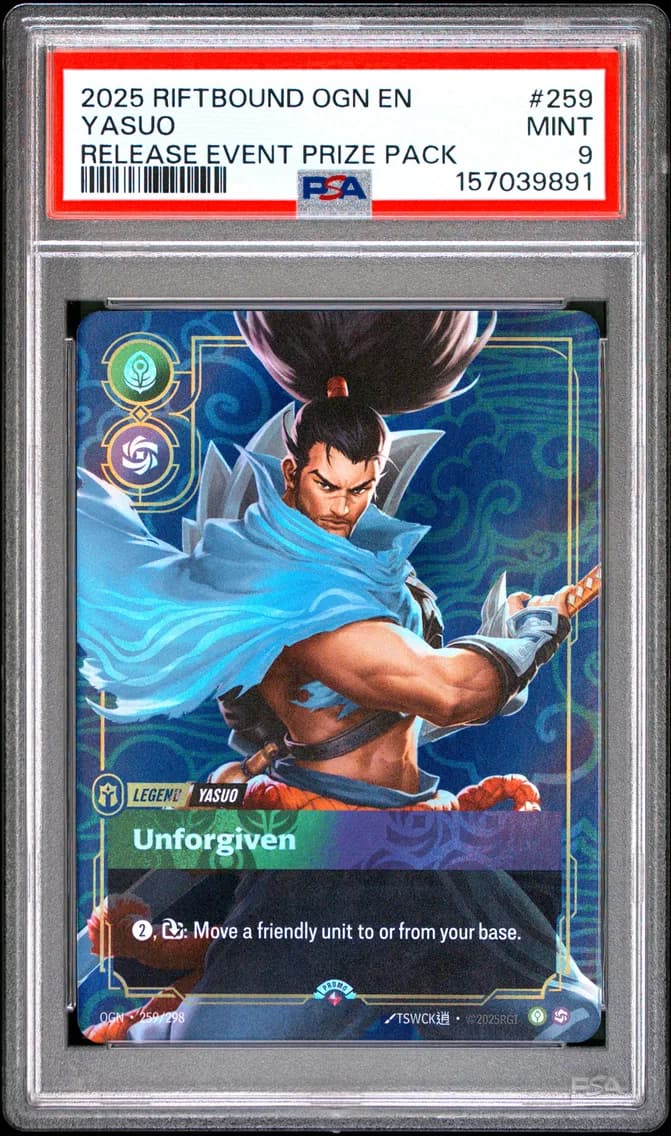 Yasuo - Unforgiven, PSA 9