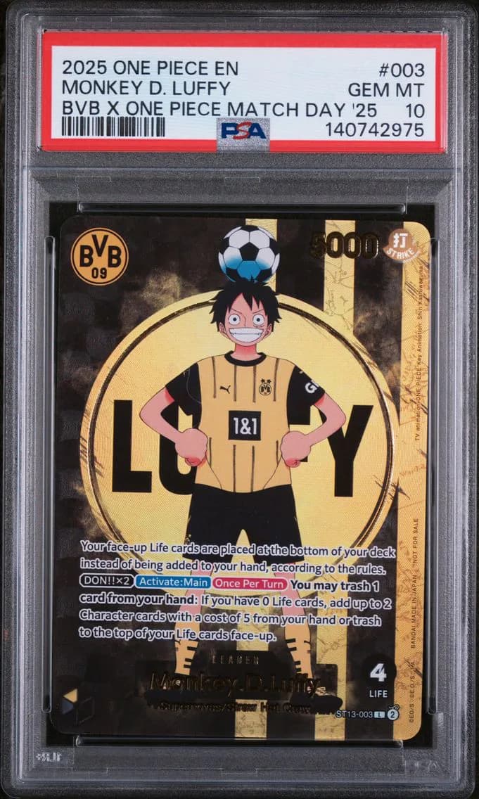 Monkey D. Luffy, PSA 10