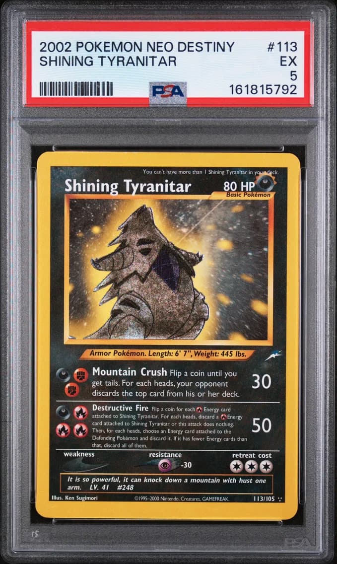 Shining Tyranitar, PSA 5