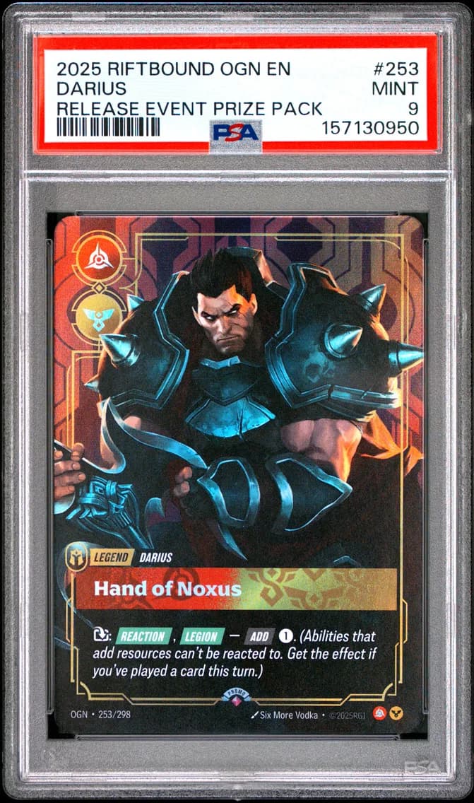 Darius - Hand of Noxus, PSA 9