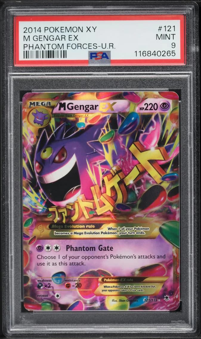M Gengar EX, PSA 9
