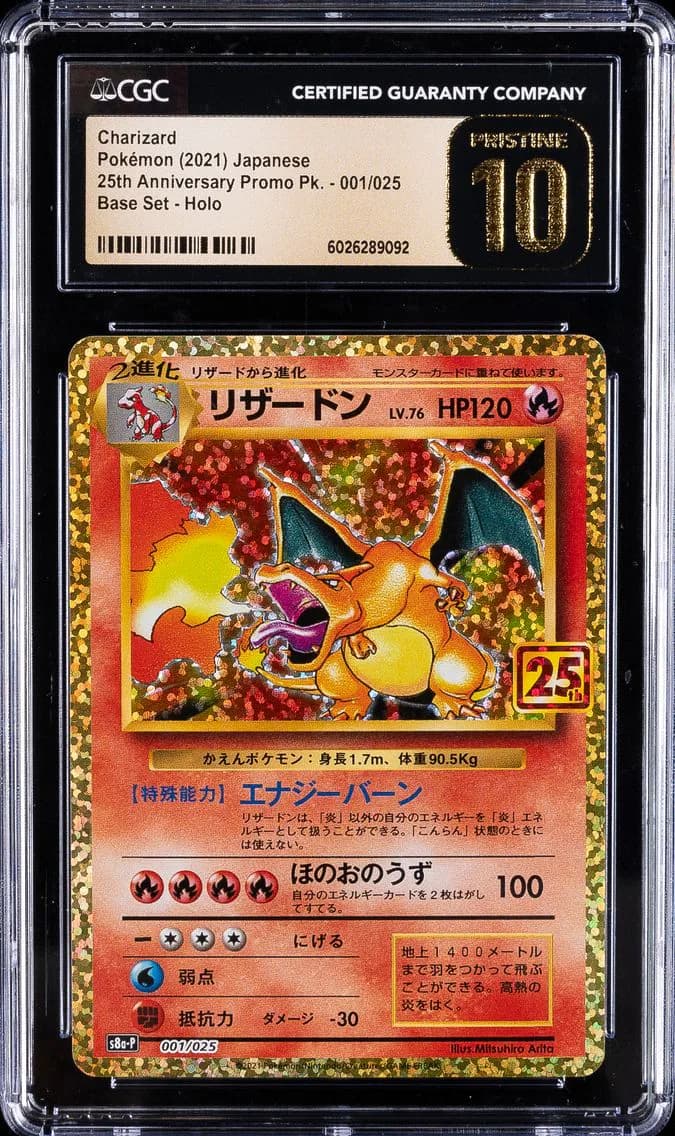 Charizard-Holo, CGC Pristine 10