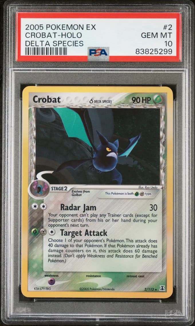 Crobat-Holo, PSA 10