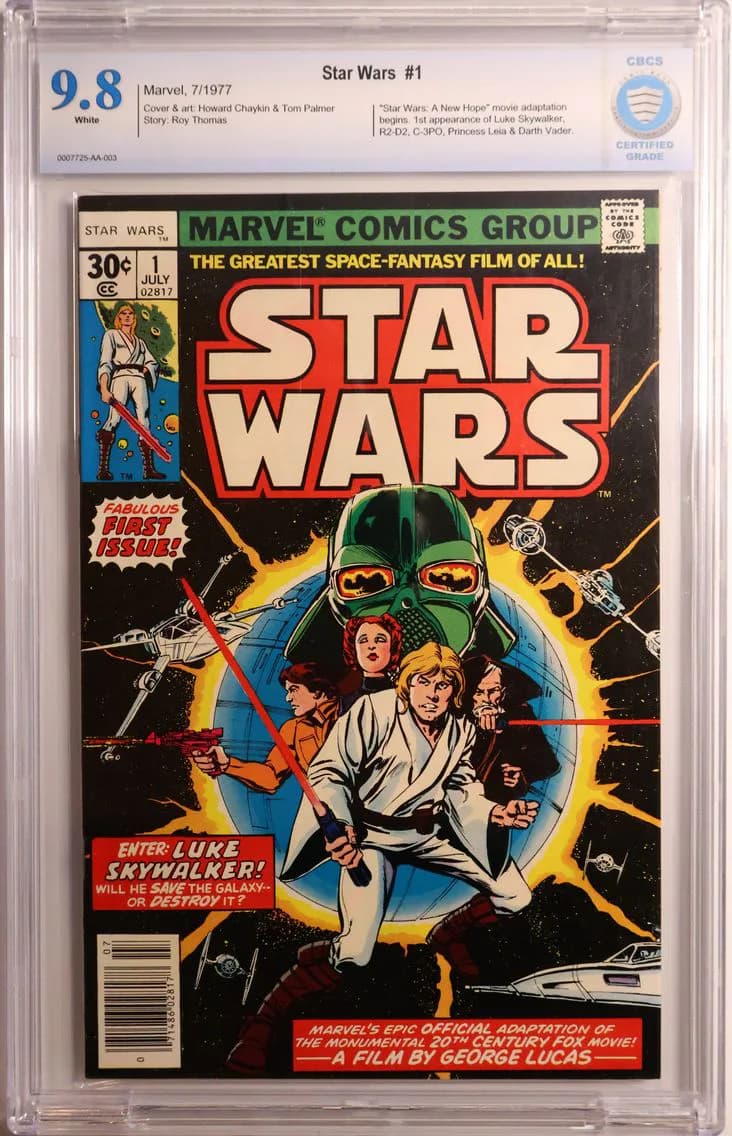 1977 Star Wars #1, CBCS 9.8