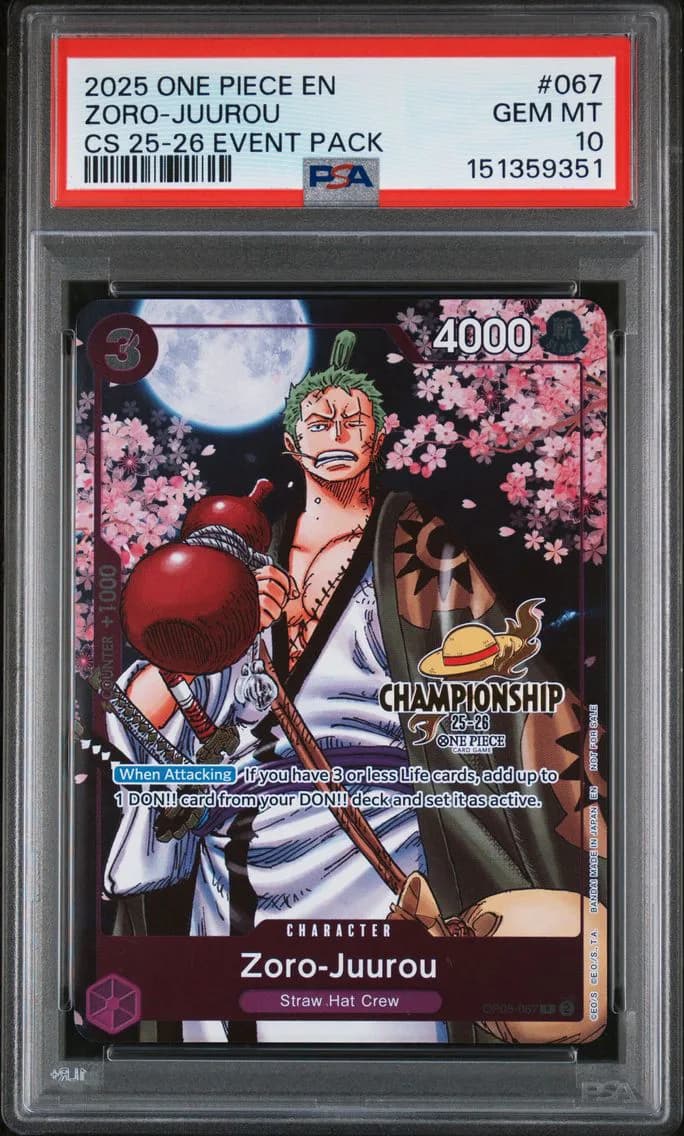 Zoro-Juurou, PSA 10