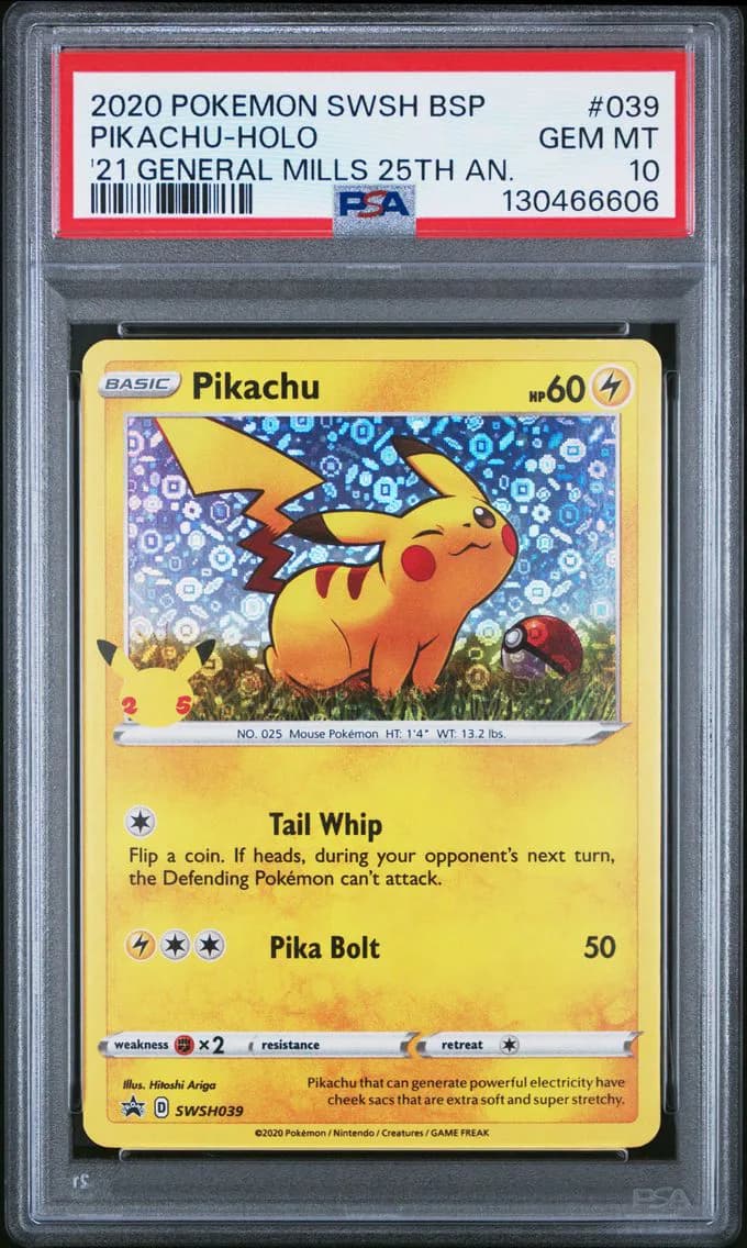 Pikachu-Holo, PSA 10