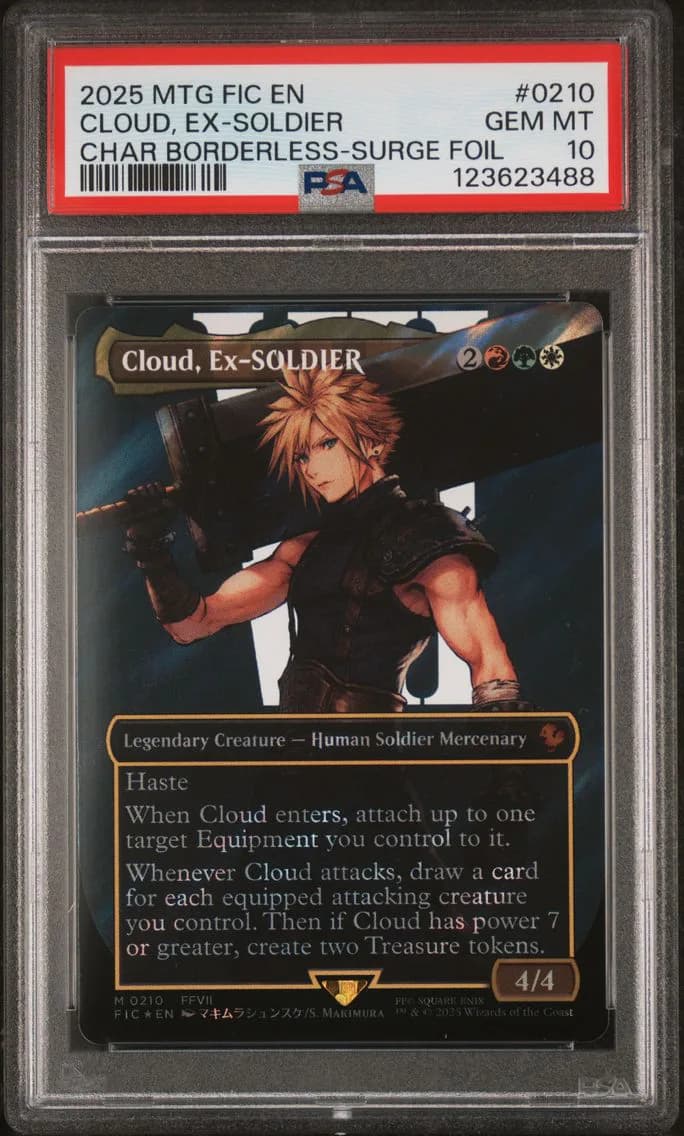 Cloud, EX-Soldier, PSA 10