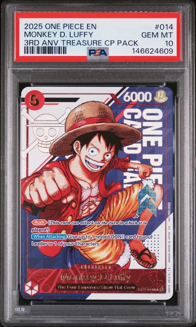 Monkey D. Luffy, PSA 10