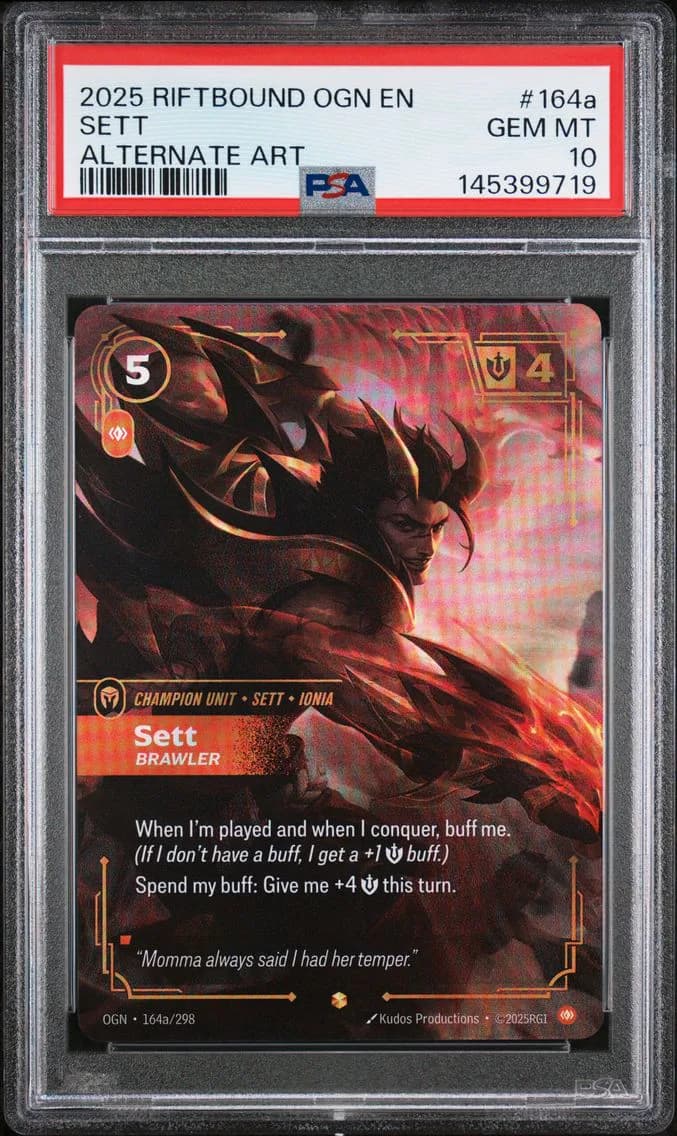 Sett - Brawler, PSA 10