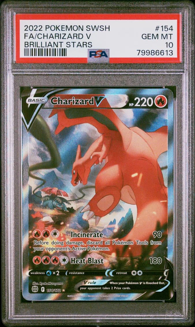 Full Art/Charizard V, PSA 10