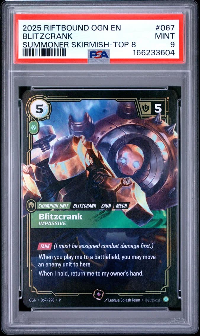 Blitzcrank - Impassive, PSA 9