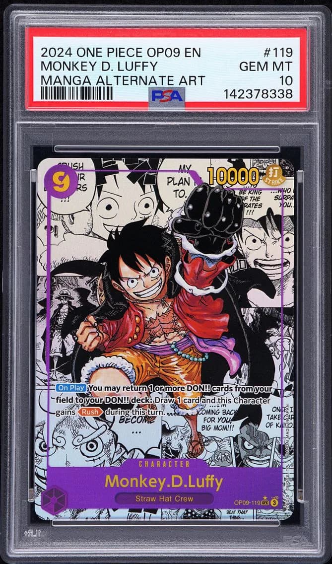 Monkey D. Luffy, PSA 10