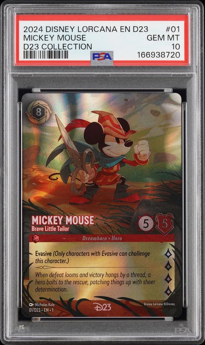 Mickey Mouse - Brave Little Tailor, PSA 10