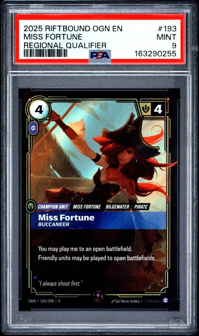 Miss Fortune - Buccaneer, PSA 9