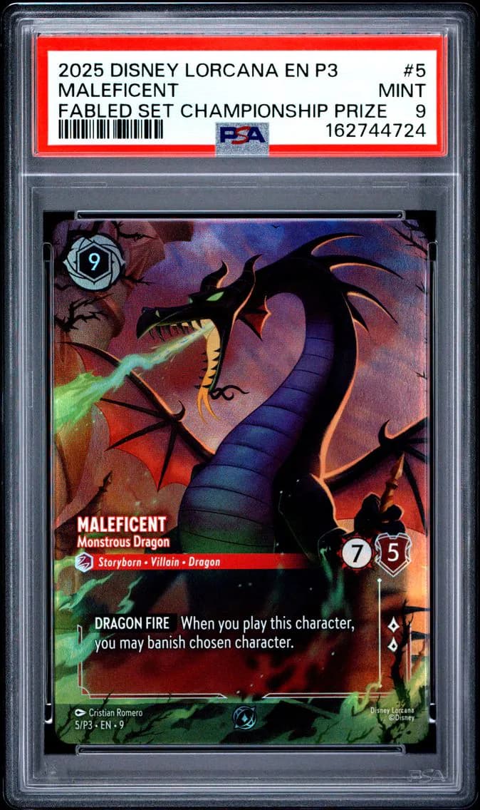 MALEFICENT, PSA 9