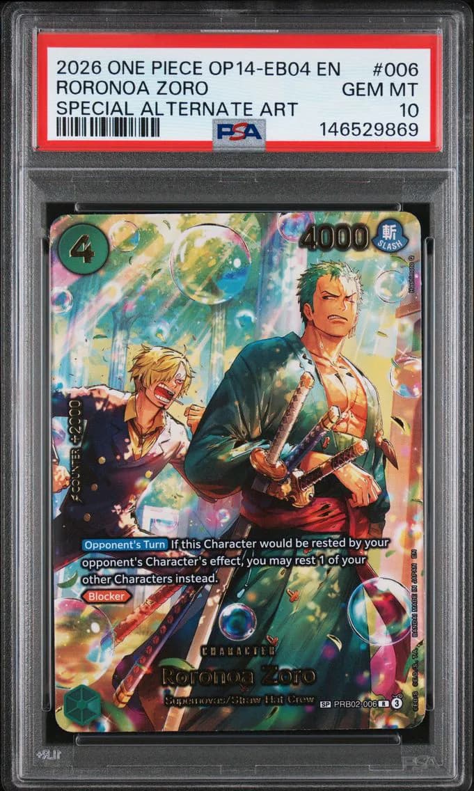 Roronoa Zoro, PSA 10
