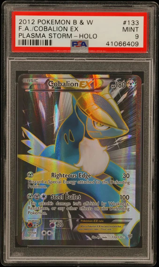 Full Art/Cobalion EX, PSA 9