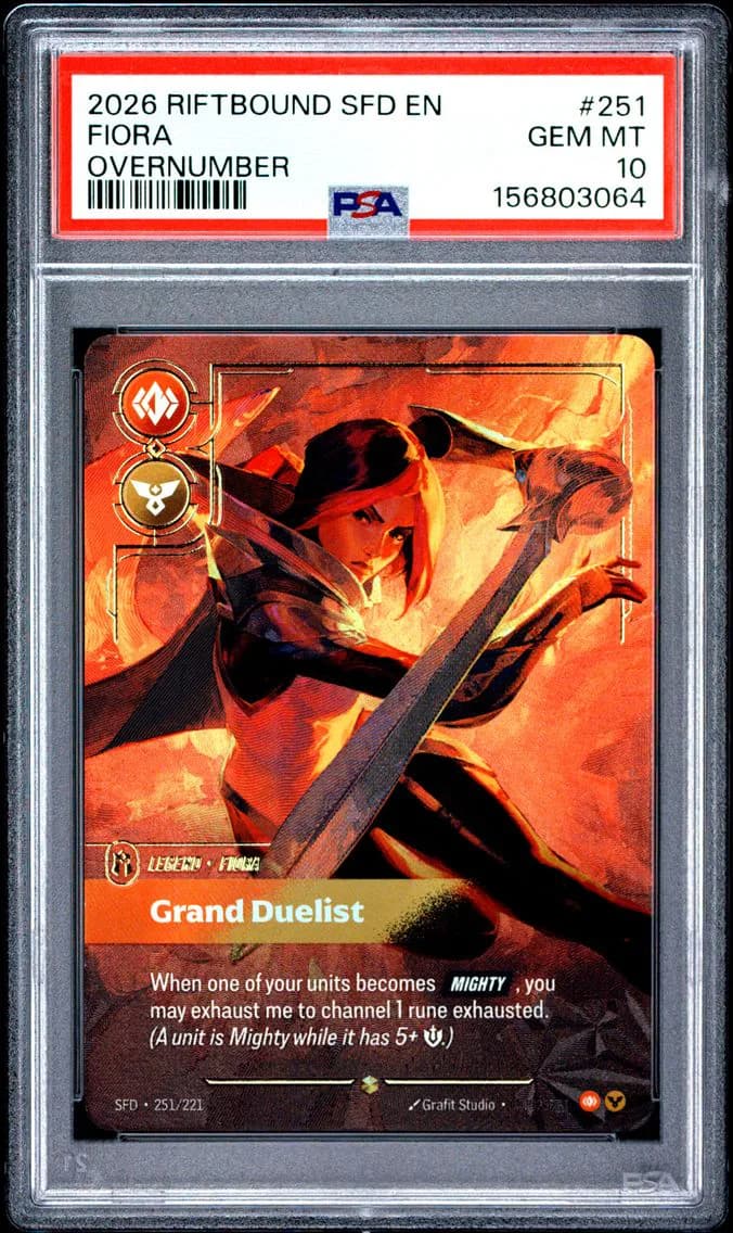 Fiora - Grand Duelist, PSA 10
