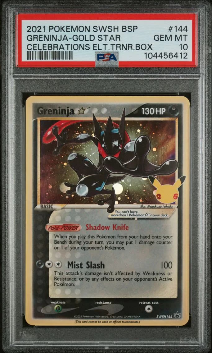 Greninja-Gold Star, PSA 10