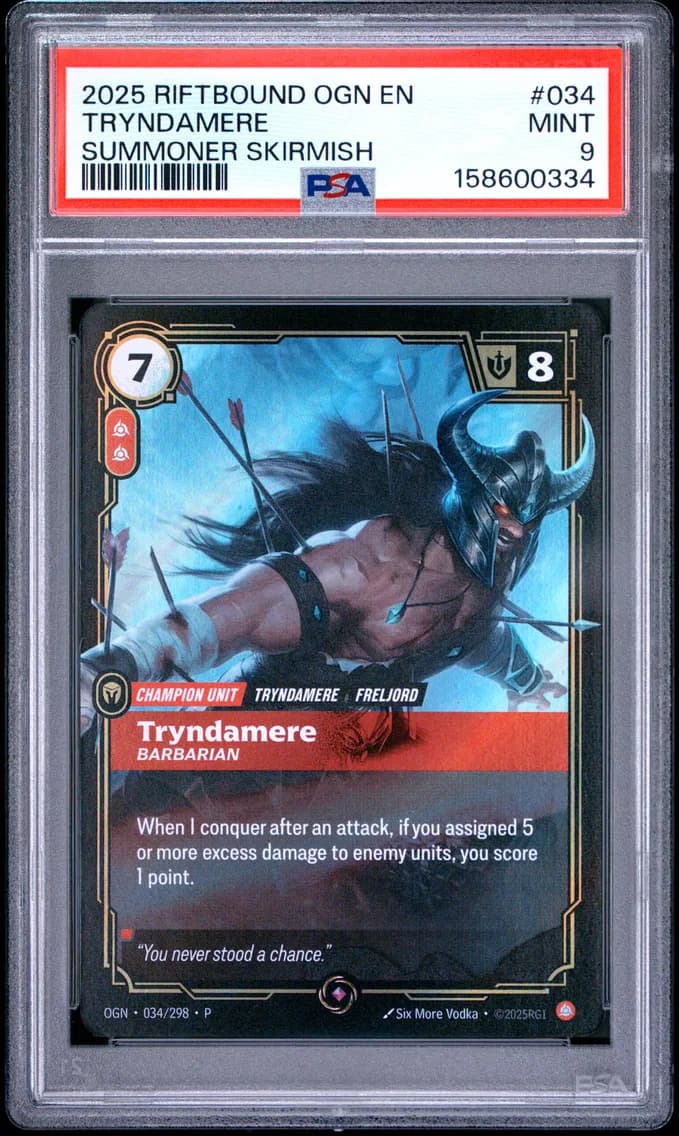 Tryndamere - Barbarian, PSA 9