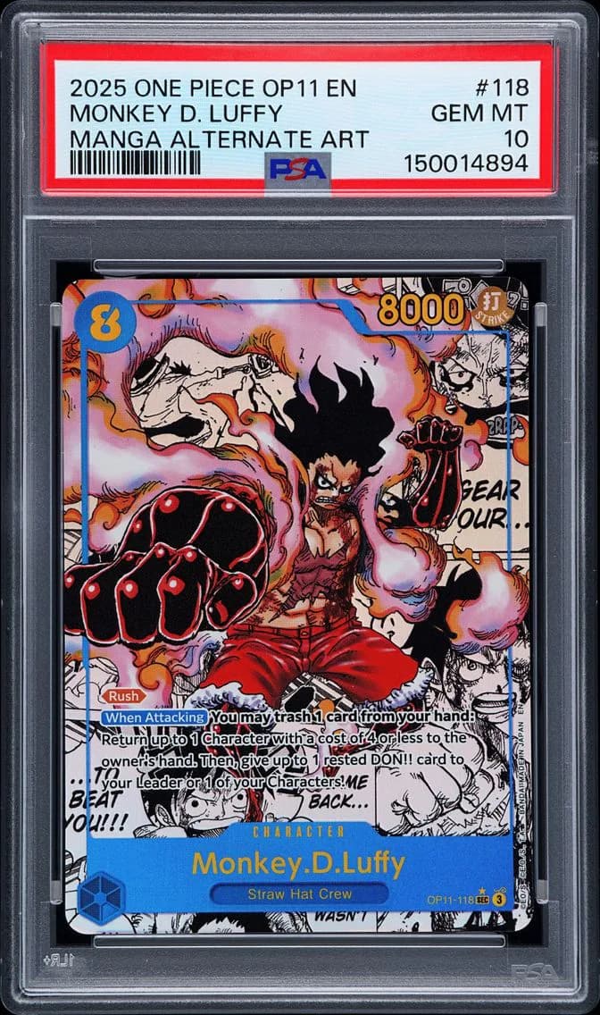 Monkey D. Luffy, PSA 10