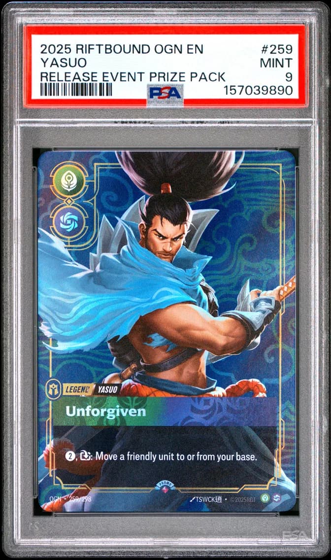 Yasuo - Unforgiven, PSA 9