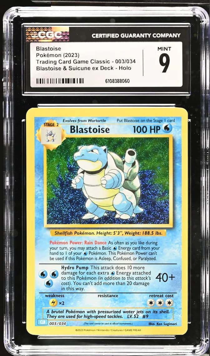 Blastoise, CGC 9