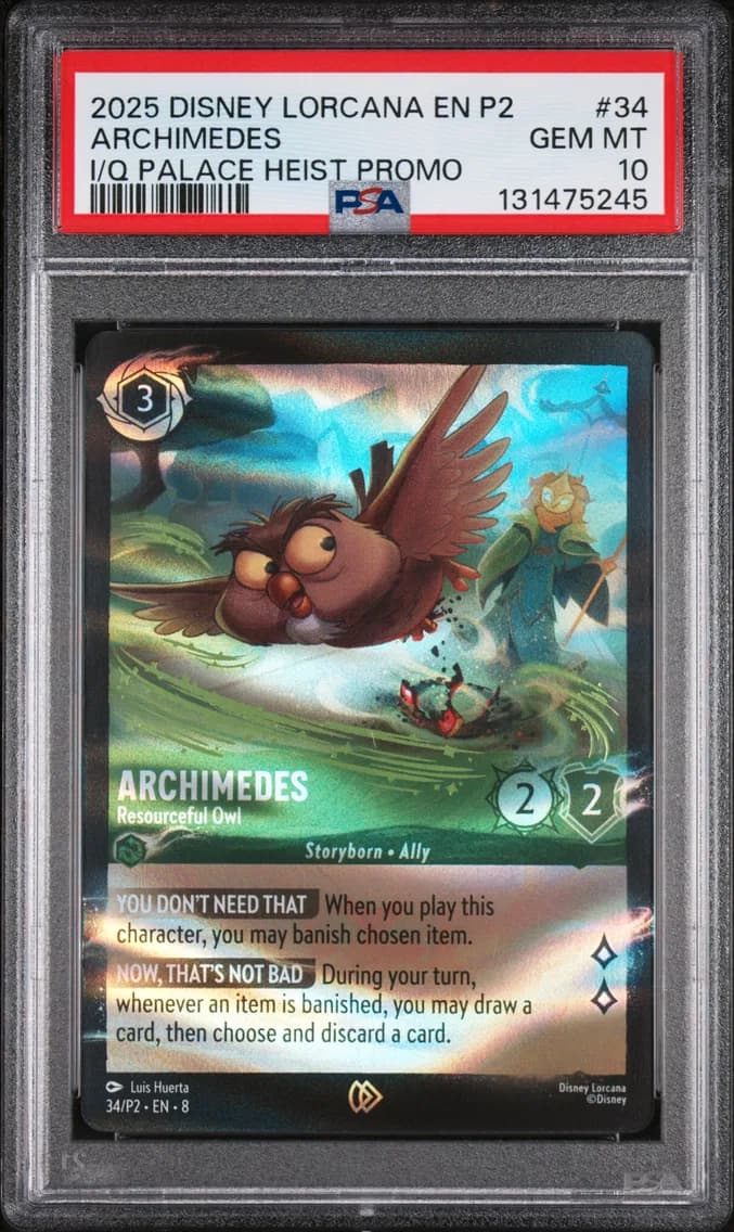 Archimedes - Resourceful Owl, PSA 10