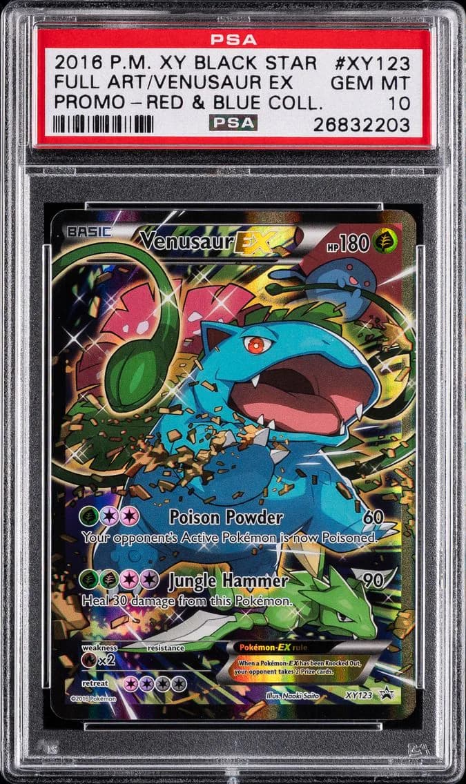 Full Art/Venusaur EX, PSA 10