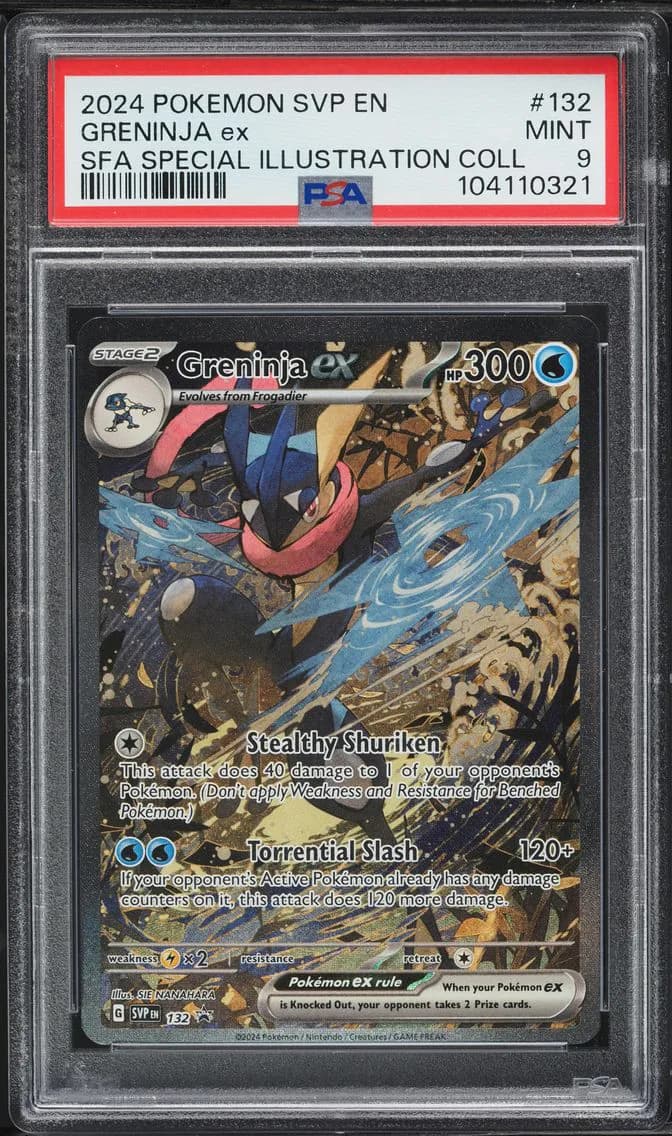 Greninja EX, PSA 9