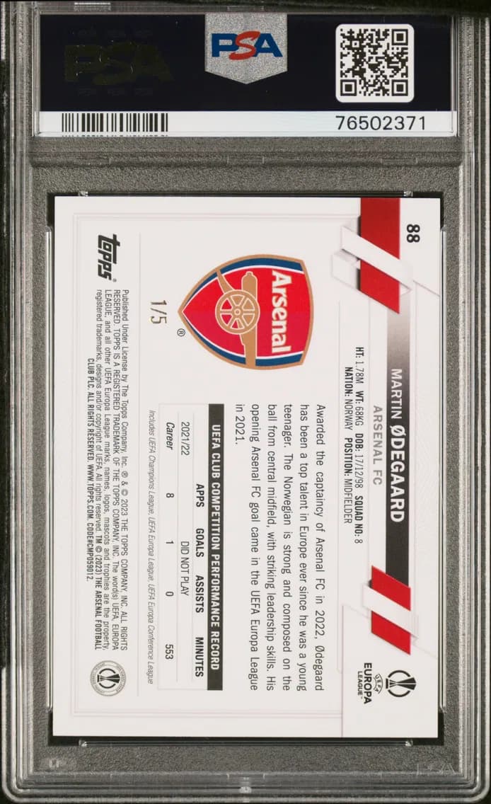 Martin Odegaard, PSA 10