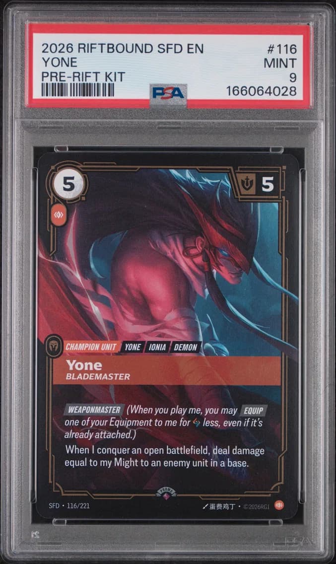 Yone - Blademaster, PSA 9