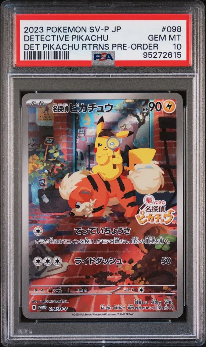 DETECTIVE PIKACHU, PSA 10