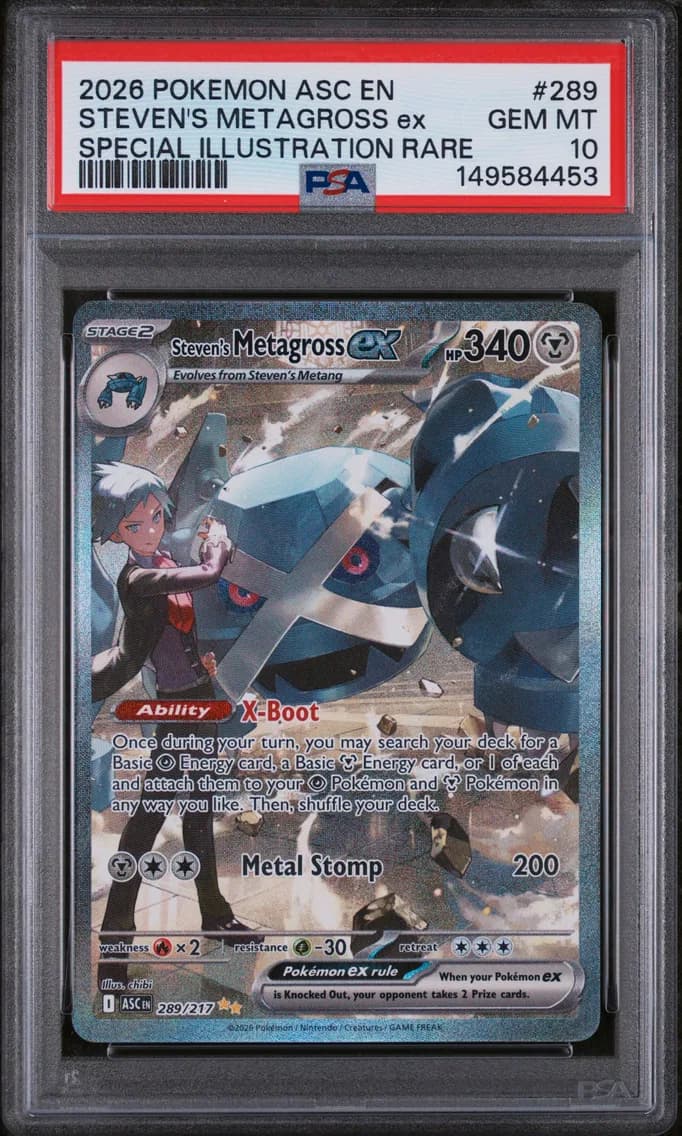 Steven's Metagross EX, PSA 10