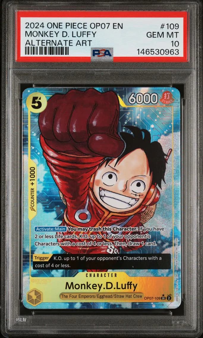 Monkey D. Luffy, PSA 10