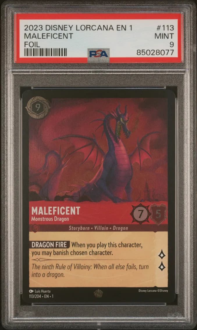MALEFICENT, PSA 9
